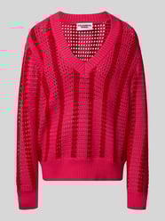 Strickpullover mit Lochmuster Modell 'Lizza' von Colourful Rebel - 1