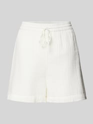 High Waist Shorts mit elastischem Bund Modell 'STINA' von Pieces Weiß - 44