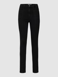 High rise jeans met siernaden van Calvin Klein Jeans Zwart - 8