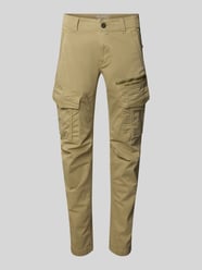 Spodnie cargo o kroju tapered fit z wyhaftowanym logo od PME Legend - 10