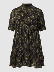 PLUS SIZE jurk met ronde hals, model 'CARMIYA' van ONLY CARMAKOMA Grijs / zwart - 7