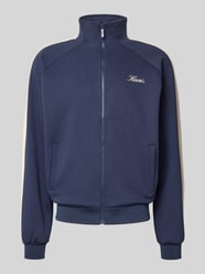 Sweatjacke mit Label-Print und Eingrifftaschen von KARL KANI - 28