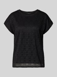 Regular Fit T-Shirt in Ajour-Strickoptik Modell 'MAYA' von VERO MODA - 38