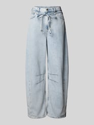 Jeansy o luźnym kroju z tasiemką w talii model ‘Horseshoe’ od GAP - 14