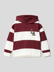 Sweatshirt mit Blockstreifen Modell 'academy' von Mango Bordeaux - 43