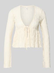 Shaped Fit Blusentop mit Bindeverschluss Modell 'LAYA' von ONLY - 4