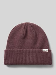Beanie met labeldetail van Samsøe Samsøe Bordeaux - 3