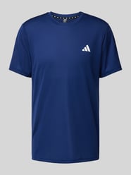 T-Shirt mit Logo-Detail von Adidas Training Blau - 1