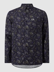 Regular Fit Freizeithemd aus Baumwolle  von Fred Perry Blau - 14