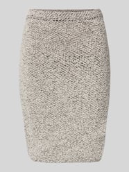 Knielange rok in bouclélook van Marc Cain - 12