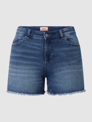 Jeansshorts met labelpatch van Only Blauw / turquoise - 22