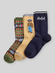 Socken aus Baumwoll-Mix im 3er-Pack von Polo Ralph Lauren - 34