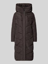 Gewatteerde lange jas met capuchon, model 'TEPLE' van khujo - 18