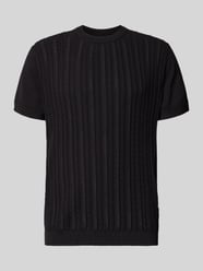 T-Shirt mit Zopfmuster von Lindbergh - 4