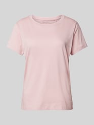 Regular Fit Pyjama-Oberteil aus reiner Baumwolle mit Logo-Print von Marc O'Polo Pink - 9