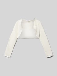 Regular fit bolero met bloemenapplicaties van Weise - 12