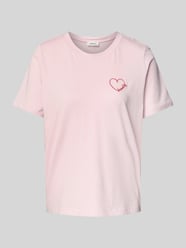 Regular fit T-shirt van puur katoen van s.Oliver RED LABEL Fuchsia - 32