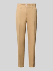 Regular Fit Hose aus Baumwoll-Mix Modell 'MARA S' von Brax Beige - 43