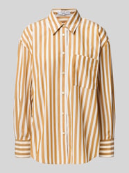 Regular Fit Hemdbluse mit Brusttasche Modell 'JAGUAR' von Mango Beige - 41