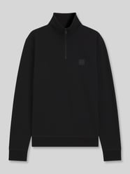 Regular Fit Troyer aus reiner Baumwolle Modell 'Zetrust' von BOSS Orange - 41