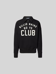 Sweatshirt mit kurzem Reißverschluss von Billionaire Boys Club Schwarz - 9