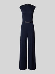 Jumpsuit mit Stehkragen von Lauren Ralph Lauren Blau - 39