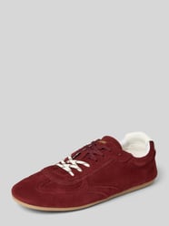 Sneaker aus Leder mit Schnürung und Gummisohle von ALOHAS Bordeaux - 8