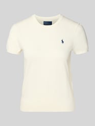 Krój regular fit sweter z krótkim rękawem z mieszanki bawełny od Polo Ralph Lauren - 16