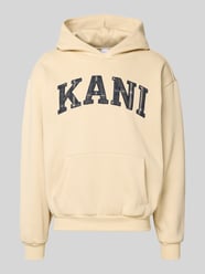 Hoodie met labelstitching en kangoeroezak van KARL KANI - 48