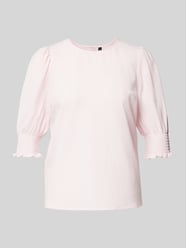 Bluzka z marszczonymi detalami model ‘NINA’ od Vero Moda Różowy - 15
