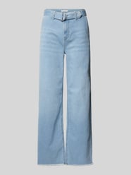 Jeans mit französischen Eingrifftaschen von Christian Berg Woman Blau - 24