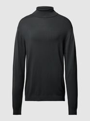 Rollkragenpullover in unifarbenem Design Modell 'Theo' von Redefined Rebel Grau - 48