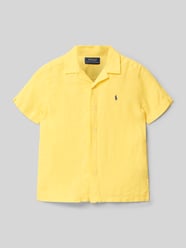 Regular Fit Leinenhemd mit Reverskragen Modell 'ANDY' von Polo Ralph Lauren Kids - 13