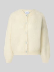 Kardigan rozpinany o kroju loose fit z mieszanki moheru model 'AMANDA' od VILLA SOPHIE - 10