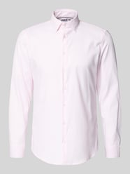 Slim Fit Business-Hemd mit Kentkragen von Jake*s Pink - 48