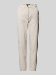 Tapered Leg Chino mit Knopf in Hornoptik Modell 'CHRISTY' von Vero Moda Beige - 15