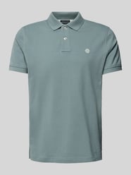 Regular Fit Poloshirt mit Label-Stitching von MCNEAL Blau - 7