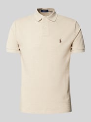 Poloshirt mit Label-Stitching von Polo Ralph Lauren Grau - 41