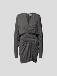 Minikleid mit Wickel-Optik von Alexandre Vauthier Grau / Schwarz - 31