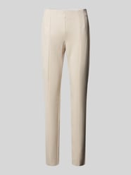 Skinny Fit Hose mit elastischem Bund von Christian Berg Woman Beige - 48