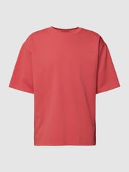 T-Shirt mit Rundhalsausschnitt von JAKE*S STUDIO MEN Rot - 6