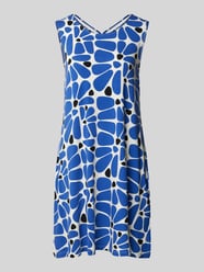 Knielanges Kleid mit U-Ausschnitt von Tom Tailor Blau - 32