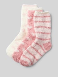 Socken mit Teddyfell im 3er-Pack von camano Rosa - 27