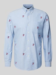 Classic Fit Freizeithemd mit Button-Down-Kragen von Polo Ralph Lauren Blau - 9