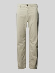 Tapered Fit Chino mit Gürtelschlaufen von BOSS Orange Beige - 41