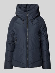 Steppjacke mit Kapuze Modell 'ALESS' von khujo Blau - 12