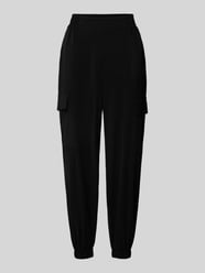 Tapered Fit Cargohose mit elastischem Bund von Betty Barclay Schwarz - 15