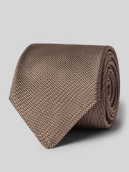 Krawatte aus Seiden-Mix Modell 'H-Tie 8 CM-ONE' von BOSS Beige - 28