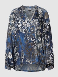 Blusenshirt mit Paisley-Muster von Emily Van den Bergh Blau - 26