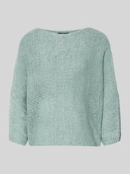 Sweter dzianinowy z rękawem 3/4 od zero - 6